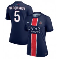 Paris Saint-Germain Marquinhos #5 Hjemmebanetrøje Dame 2024-25 Kortærmet